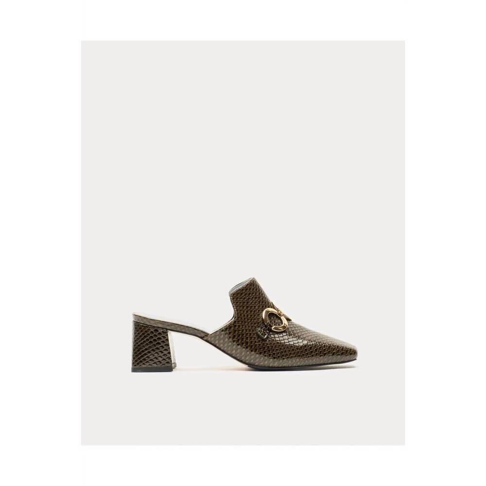 NEW FRANCES VALENTINE women's natty heeled mule in olive